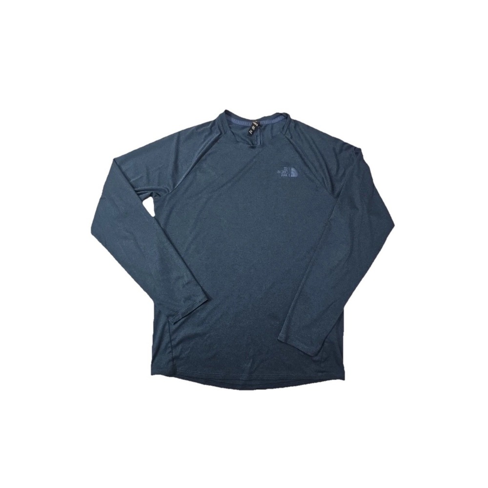 The North Face Shirt Men‎ Medium Blue Long Sleeve Vaporwick